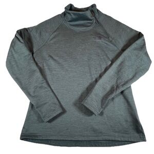 The North Face Women Large Blue Canyonlands‎ 1/4 Zip Fleece Sweater